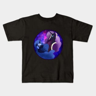 Nightmare Moon vs Nightmare Rarity Kids T-Shirt